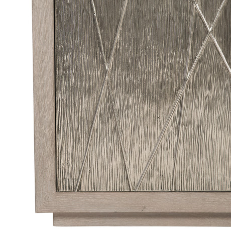 Valora Graphite/Weathered Greige Entertainment Credenza - Ornate Home