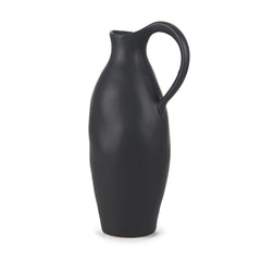 Valora Matte Black Ceramic Jug - Ornate Home