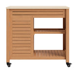 Valtan Natural Bar Cart - Ornate Home