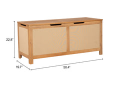Valtan Natural Storage Chest - Ornate Home