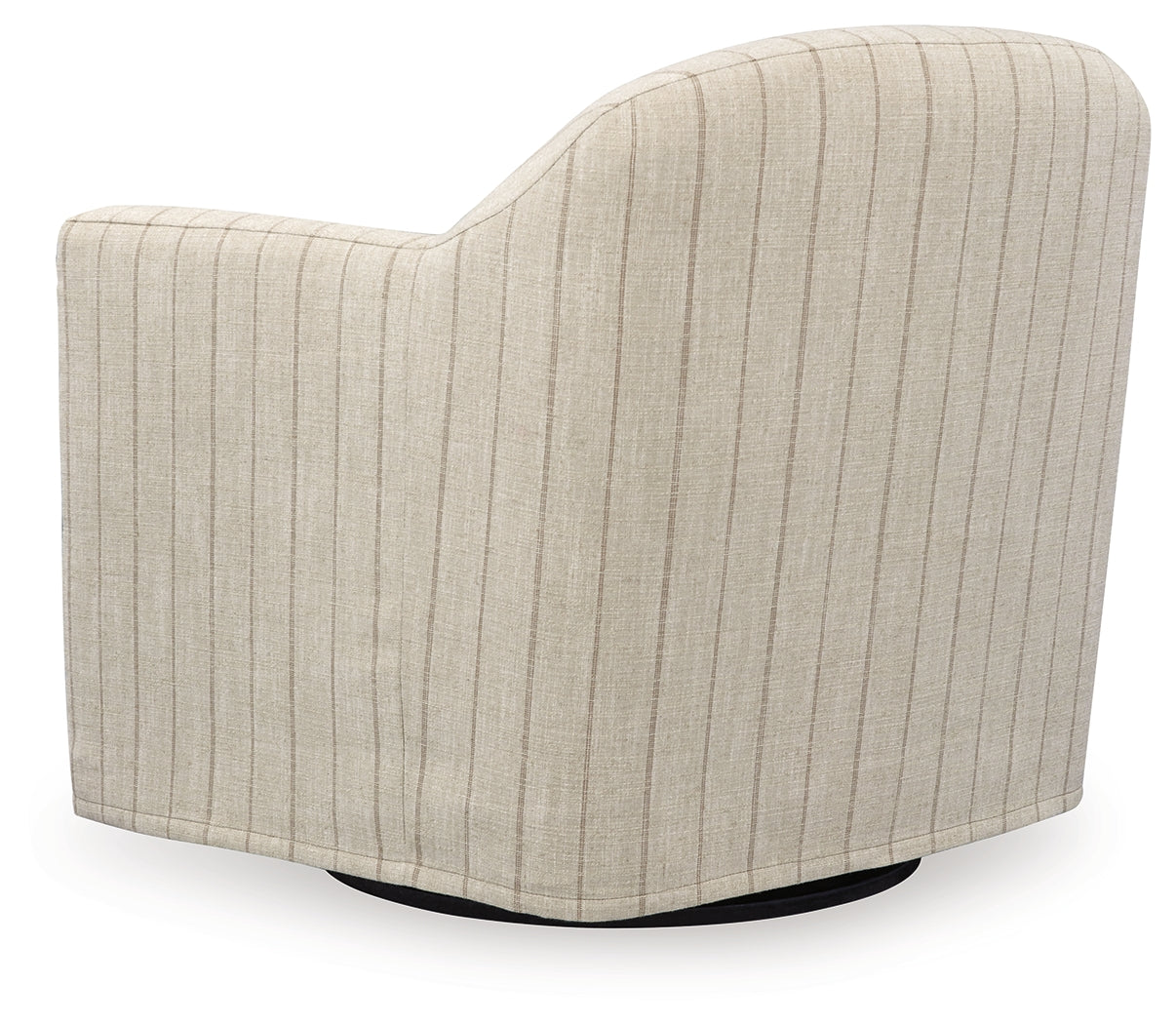 Valwick Cream/Brown Swivel Accent Chair (Online Special Price) - Ornate Home
