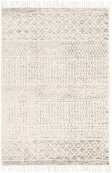 Valyermo Beige Hand Woven Cotton Rug - Clearance - Ornate Home