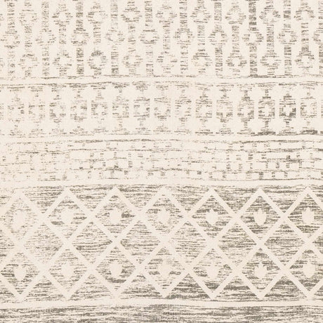 Valyermo Beige Hand Woven Cotton Rug - Ornate Home