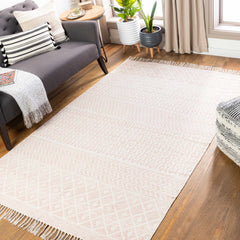 Valyermo Rose Hand Woven Area Rug - Clearance - Ornate Home