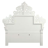 Vanaheim Antique White Eastern King Bed - Ornate Home