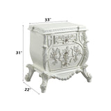 Vanaheim Antique White Nightstand - Ornate Home