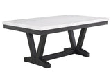 Vance Genuine Marble Top Dining Table - Ornate Home