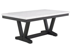Vance Genuine Marble Top Dining Table - Ornate Home
