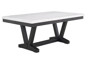 Vance Genuine Marble Top Dining Table - Ornate Home