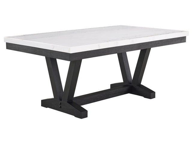 Vance Genuine Marble Top Dining Table - Ornate Home