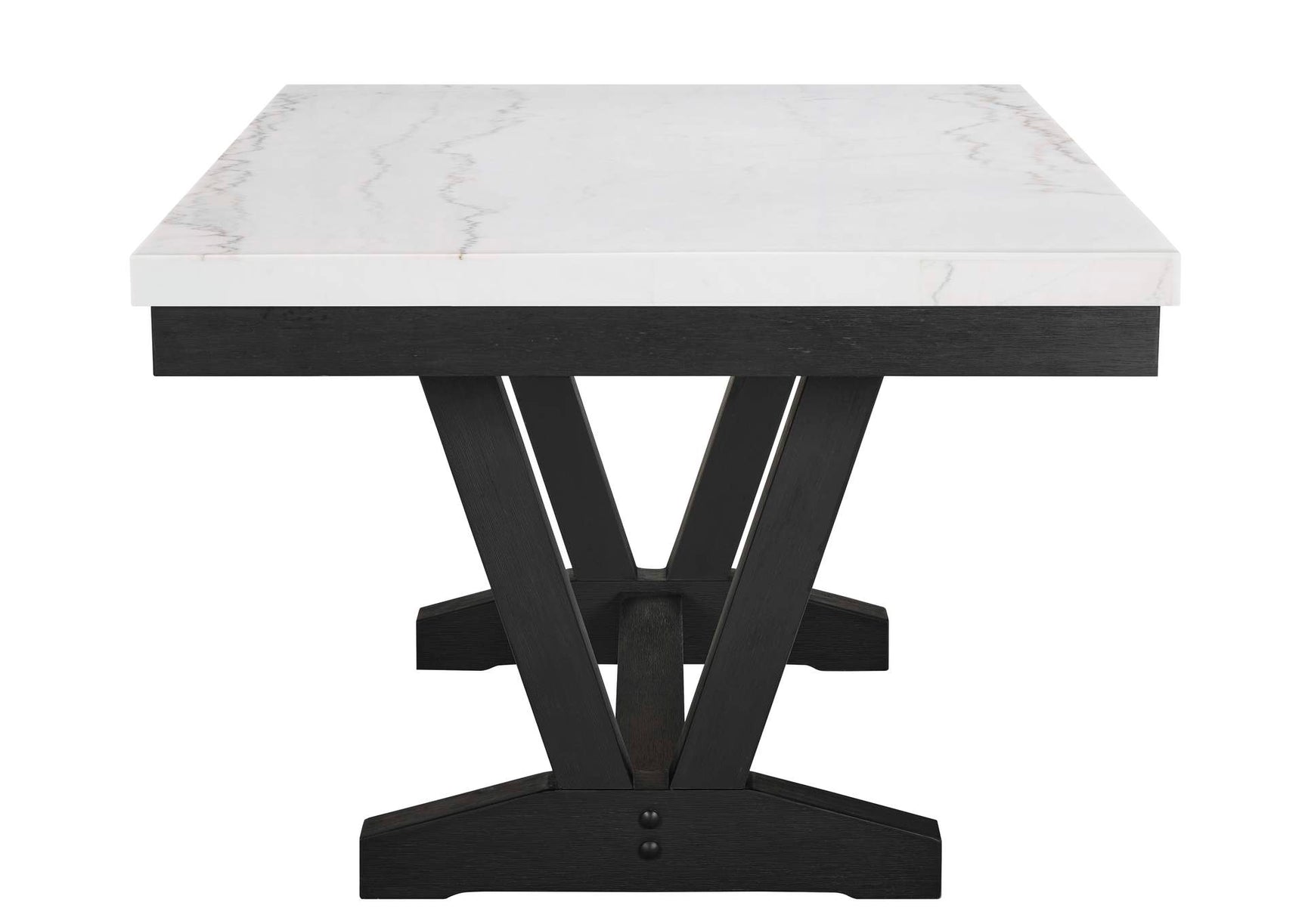 Vance Genuine Marble Top Dining Table - Ornate Home