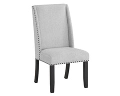 Vance Gray/Charcoal Faux Marble Top Dining Set - Ornate Home
