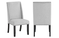 Vance Gray/Charcoal Faux Marble Top Dining Set - Ornate Home
