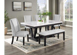 Vance Gray Dining Bench - Ornate Home
