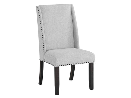 Vance Gray/Charcoal Wing Dining Chair (Set of 2) - Ornate Home