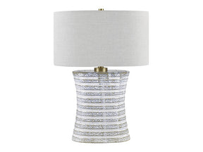Vance White/Grey Table Lamp - Ornate Home