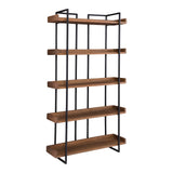 Vancouve Lightr Brown Small Bookshelf - Ornate Home