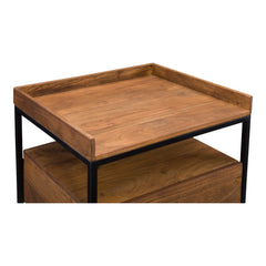 Vancouver Brown Side Table - Ornate Home