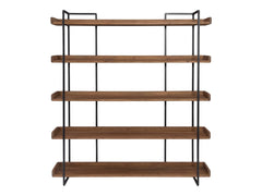 Vancouver Light Brown Large Bookshelf - Ornate Home
