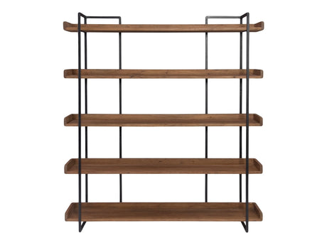 Vancouver Light Brown Large Bookshelf - Ornate Home