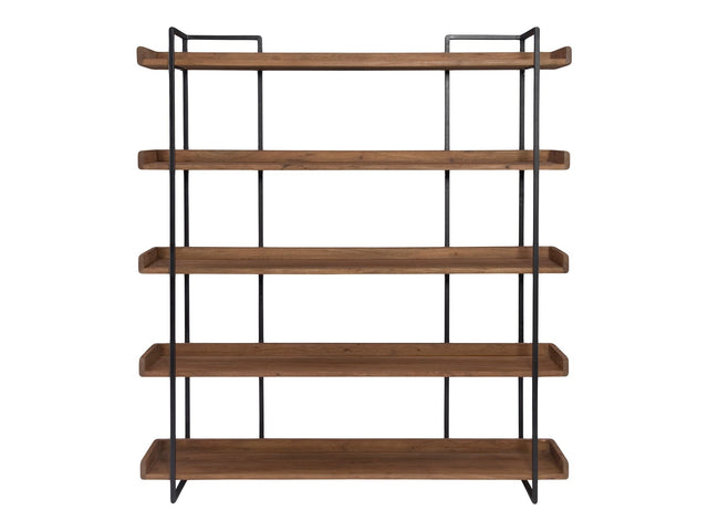 Vancouver Light Brown Large Bookshelf - Ornate Home