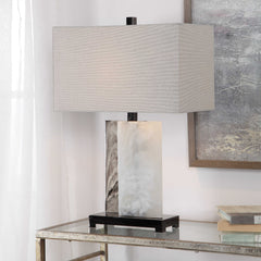 Vanda Black/Gray/White Table Lamp - Ornate Home