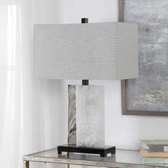 Vanda Black/Gray/White Table Lamp - Ornate Home