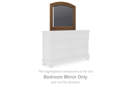 Vandenmore Medium Brown Bedroom Mirror - Ornate Home