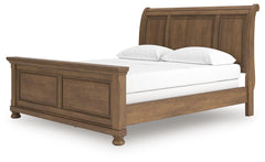 Vandenmore Medium Brown California King Sleigh Bed - Ornate Home