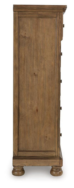 Vandenmore Medium Brown Chest of Drawers - Ornate Home