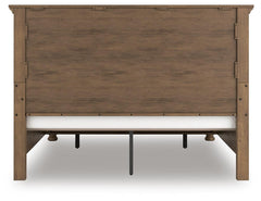 Vandenmore Medium Brown King Panel Storage Bed - Ornate Home