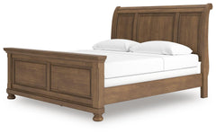 Vandenmore Medium Brown King Sleigh Bed - Ornate Home