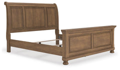Vandenmore Medium Brown King Sleigh Bed - Ornate Home