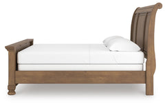 Vandenmore Medium Brown King Sleigh Bed - Ornate Home