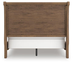Vandenmore Medium Brown Queen Sleigh Bed - Ornate Home