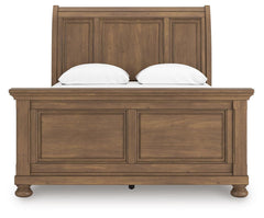 Vandenmore Medium Brown Queen Sleigh Bed - Ornate Home