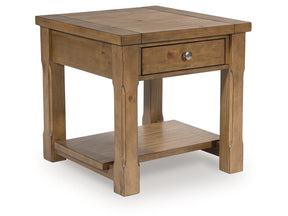 Vandenmore Medium Brown Rectangular End Table (Online Special Price) - Ornate Home
