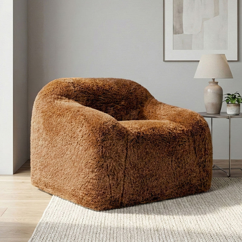 Vander Cedar Brown Accent Chair - Ornate Home