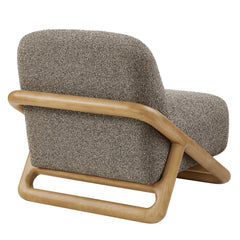 Vander Chestnut Earth Textured Fabric Accent Chair - Ornate Home
