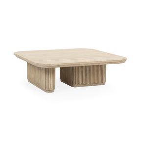 Vander Cream Washed Coffee Table - Ornate Home