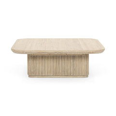 Vander Cream Washed Coffee Table - Ornate Home