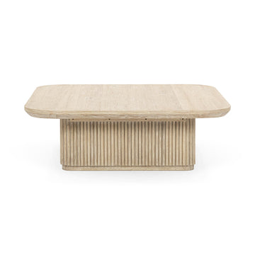 Vander Cream Washed Coffee Table - Ornate Home