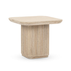 Vander Cream Washed End Table - Ornate Home