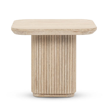 Vander Cream Washed End Table - Ornate Home