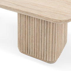 Vander Cream Washed End Table - Ornate Home