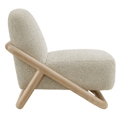 Vander Oak Marble Textured Fabric Accent Chair - Ornate Home