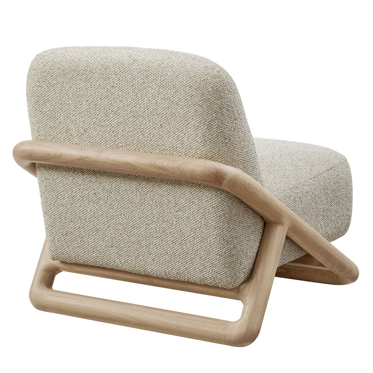 Vander Oak Marble Textured Fabric Accent Chair - Ornate Home