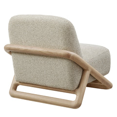 Vander Oak Marble Textured Fabric Accent Chair - Ornate Home