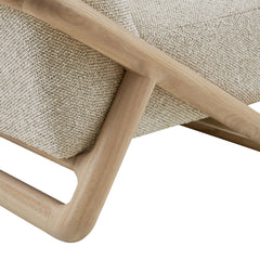 Vander Oak Marble Textured Fabric Accent Chair - Ornate Home