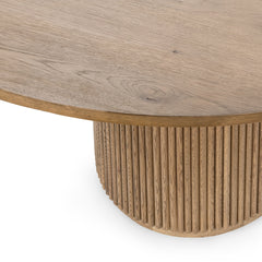 Vander Tawny Brown 55" Round Dining Table